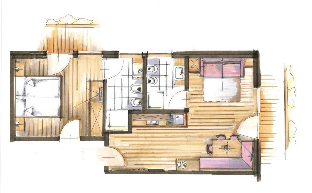 Garni Appartement Alpenresidence Cadipietra Rom bilde